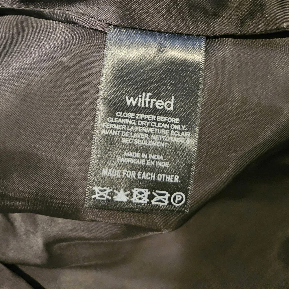 Wilfred Classic Black Leather Jacket